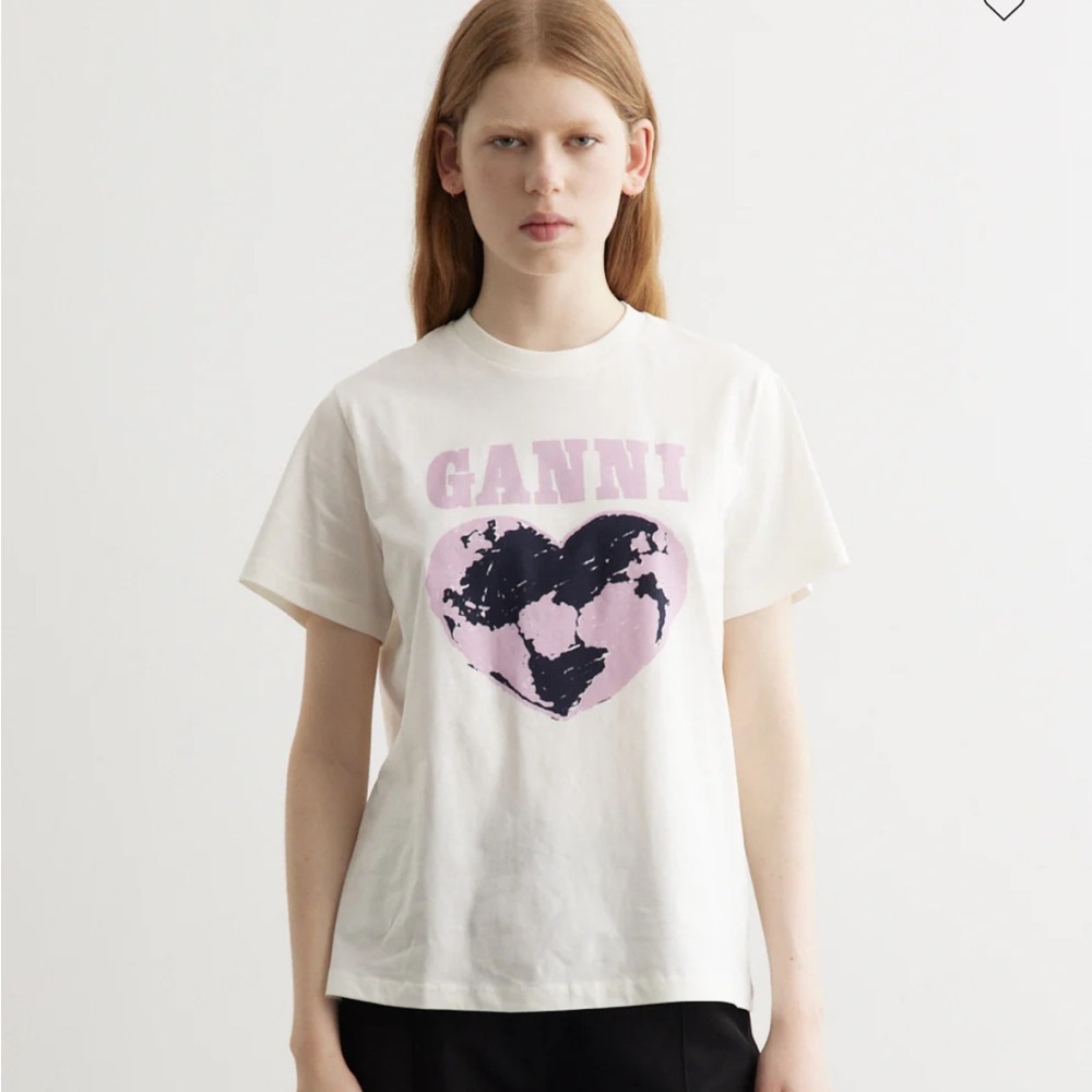 Ganni world relax T-Shirt